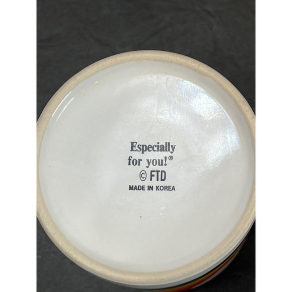 Rainbow Mug Coffee Tea Vintage FTD Pride LGBTQIA - Picture 6 of 7